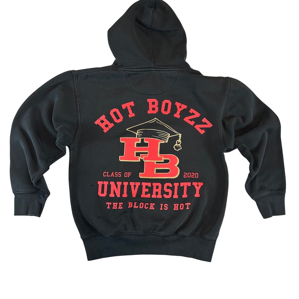 Legendary Hot Boyzz University Hoodie Black Red Class of 2020 Small S 7011